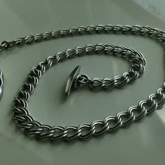 Amy Kahn Russell AKR Sterling Silver Turquoise Necklace - 16".  50 grams - Picture 12 of 14